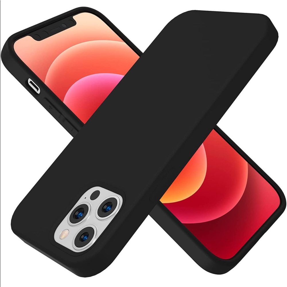 NWT iPhone 12 & 12 Pro Silicone Gel Anti-Scratch Microfiber Protect Shockproof